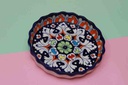 Blue Pottery Apple Tray - Duplicate IMG # 1
