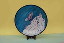 Blue Pottery Plate  - Duplicate IMG # 1