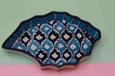 Blue Pottery Leaf Dish - Duplicate IMG # 1