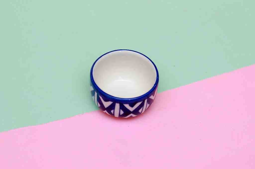 Blue Pottery Raita piyali - Duplicate IMG # 1