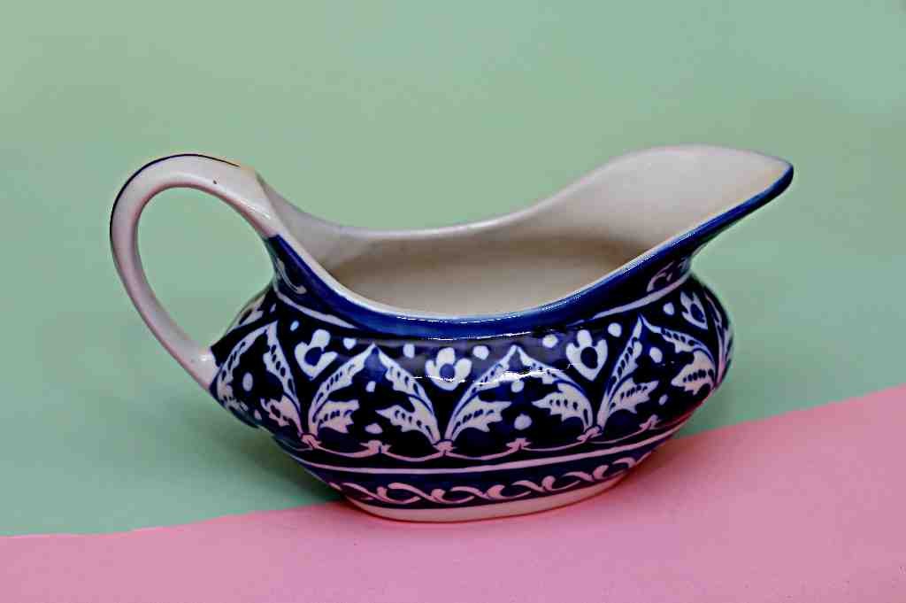 Blue Pottery Raita pot - Duplicate IMG # 1