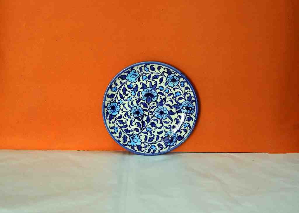 Blue Pottery Plate (Large)