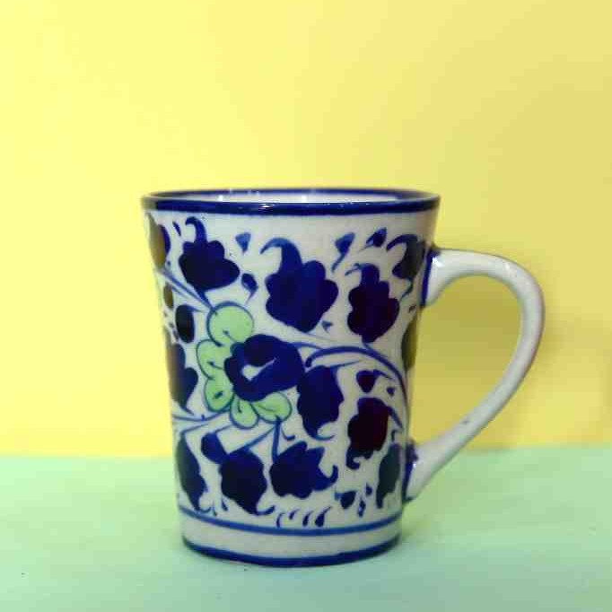 Blue Pottery Mug 