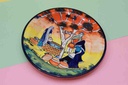 Blue Pottery Plate 