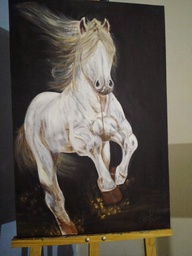 [PK4436-AR-ACR-013738] Horse painting