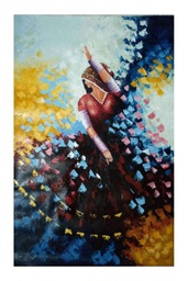 [PK5259-AR-OIL-015337] Dancing Girl Painting