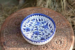 [PK0363-HM-TBW-026354] Blue Pottery Bowl