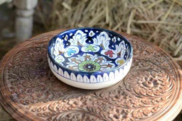 [PK0363-HM-TBW-026356] Blue Pottery Bowl