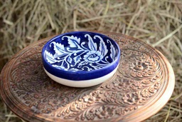 [PK0363-HM-TBW-026358] Blue Pottery Bowl