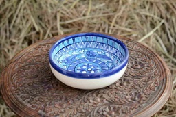 [PK0363-HM-TBW-026360] Blue Pottery Bowl