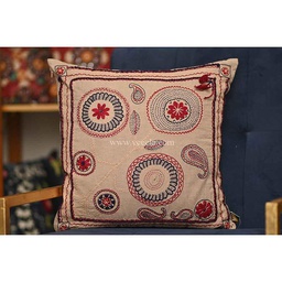 [PK2404-HM-CUS-008181] Hand Embroidered Cushion Cover